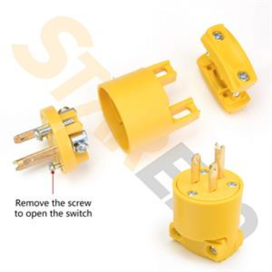 Picture of Plug, replacement 3-Prong (Male)