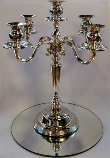 Picture of CENTER, CANDLEABRA 5 BRANCH SILVER