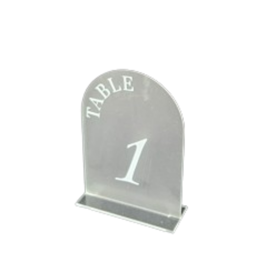 Picture of CENTER, Table Numbers acrylic(1-20)