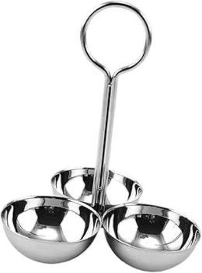 Picture of TRAY, CONDIMENT 3 SECTION RND