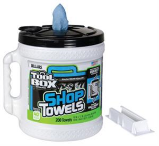 Picture of Blue Shop Towels, Big Grip Dispense