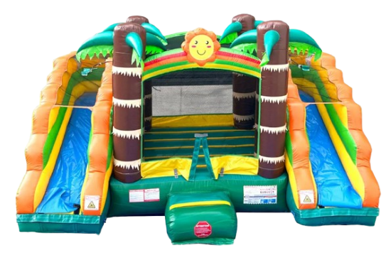 Picture of BOUNCE HOUSE,2-Slides Trop(Wet/Dry)